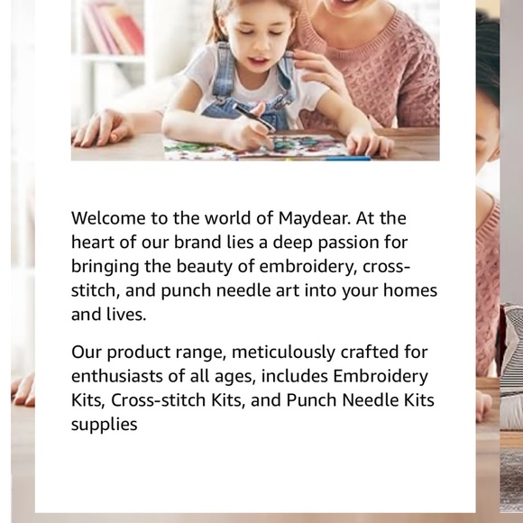 ✨NEW✨Elephant Cross Stitch Embroidery Kit - Picture 8 of 11